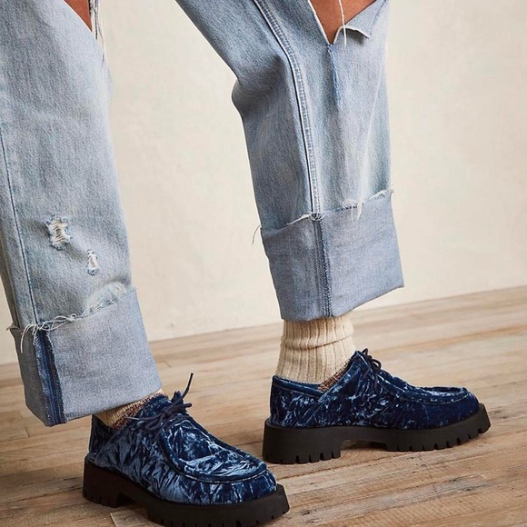 Free People Shoes - Free People | Convertible Velvet Oxfords NEW